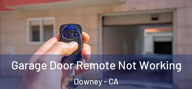  Garage Door Remote Not Working Downey - CA
